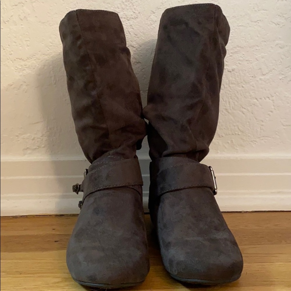 SODA BOOTS - 8.5M Gray suede - Picture 2 of 7